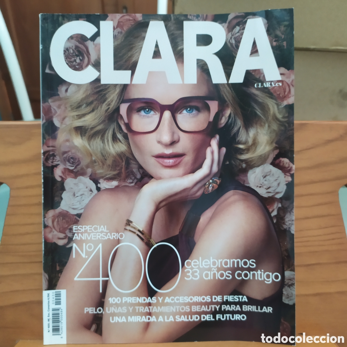 Coleccionismo de revistas y peri&oacute;dicos: Revista Clara especial aniversario n&uacute;mero 400, celebramos 33 a&ntilde;os contigo.