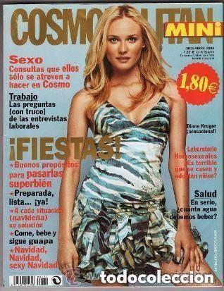 Colecionismo de Revistas e Jornais: Cosmopolitan Mini diciembre 2004 - Diane Kruger - Fiestas - Sexo - Fiestas - Salud, en serio