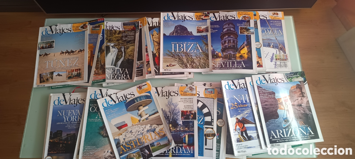 Coleccionismo de revistas y peri&oacute;dicos: Gran lote de 42 revistas &rdquo;De Viajes&rdquo; (Coleccionistas / Lectura)