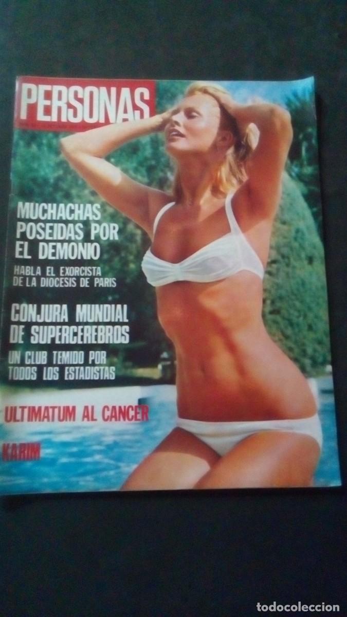 Coleccionismo de revistas y peri&oacute;dicos: PERSONAS 63-1974-INGRID THULIN-ROSALBA NERI-SENTA BERGER-ERNEST HEMINGWAY