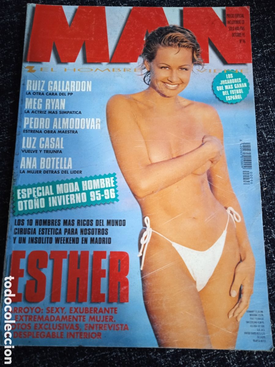 Coleccionismo de revistas y peri&oacute;dicos: MAN N&ordm; 96 BEATRIZ RICO, SELENA PHILIPS, MARIA CUCCINOTA, MONICA E , MEG RYAN , ESTHER ARROYO