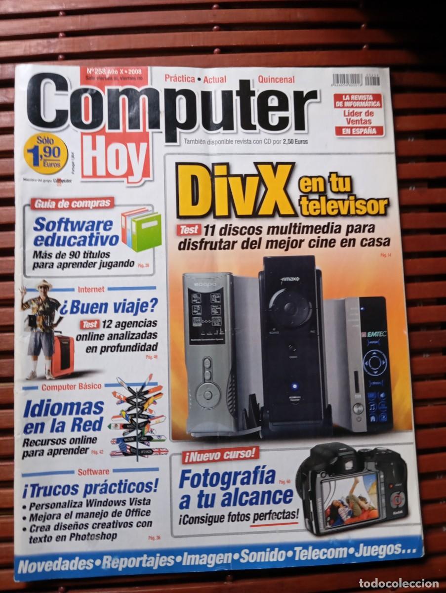 Coleccionismo de revistas y peri&oacute;dicos: Revista Computer Hoy No258 A&ntilde;o X 2008 Inform&aacute;tica