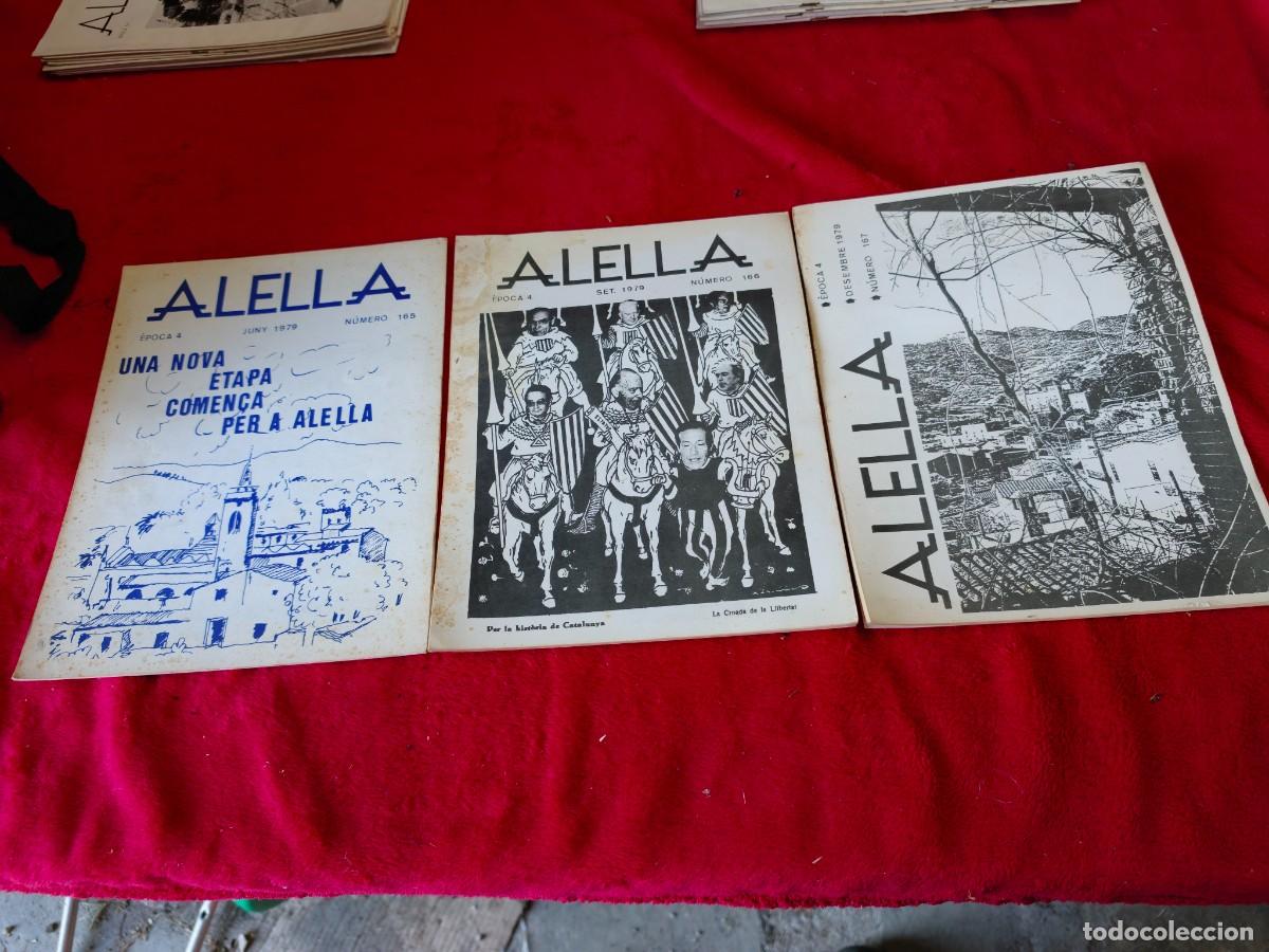 Coleccionismo de revistas y peri&oacute;dicos: lote de revistas de alella, tal como se ve en fotografias
