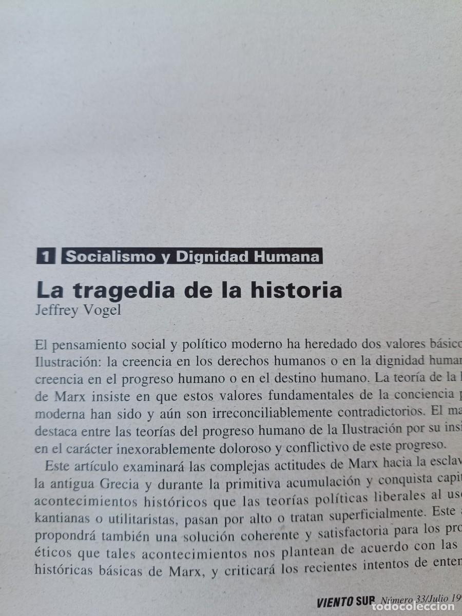 Coleccionismo de revistas y peri&oacute;dicos: CONTRADICCIONES DE MARX SOBRE LA ESCLAVITUD Y LA BURGUES&Iacute;A. 27 P&Aacute;GS DE REVISTA VIENTO SUR 1997