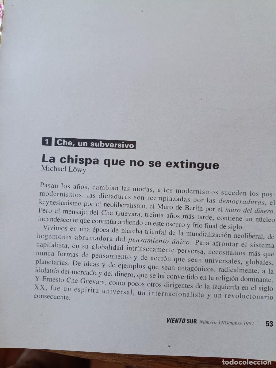 Coleccionismo de revistas y peri&oacute;dicos: DOSSIER EL CHE GUEVARA SIGUE SIENDO SUBVERSIVO, 36 P&Aacute;GS DE REVISTA VIENTO SUR 1997