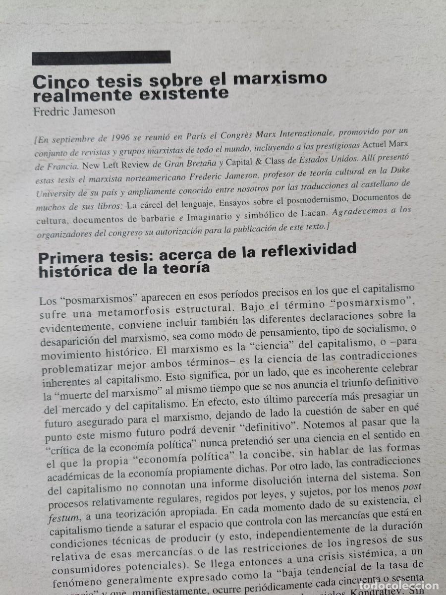 Coleccionismo de revistas y peri&oacute;dicos: 5 TESIS SOBRE EL MARXISMO REALMENTE EXISTENTE. 8 P&Aacute;GS. DE REVISTA VIENTO SUR 1998