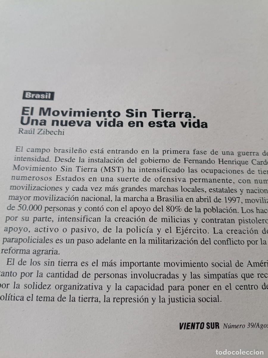 Coleccionismo de revistas y peri&oacute;dicos: BRASIL: ORIGEN Y EVOLUCI&Oacute;N DEL MOVIMIENTO SIN TIERRA P&Aacute;GS. DE REVISTA VIENTO SUR 1998