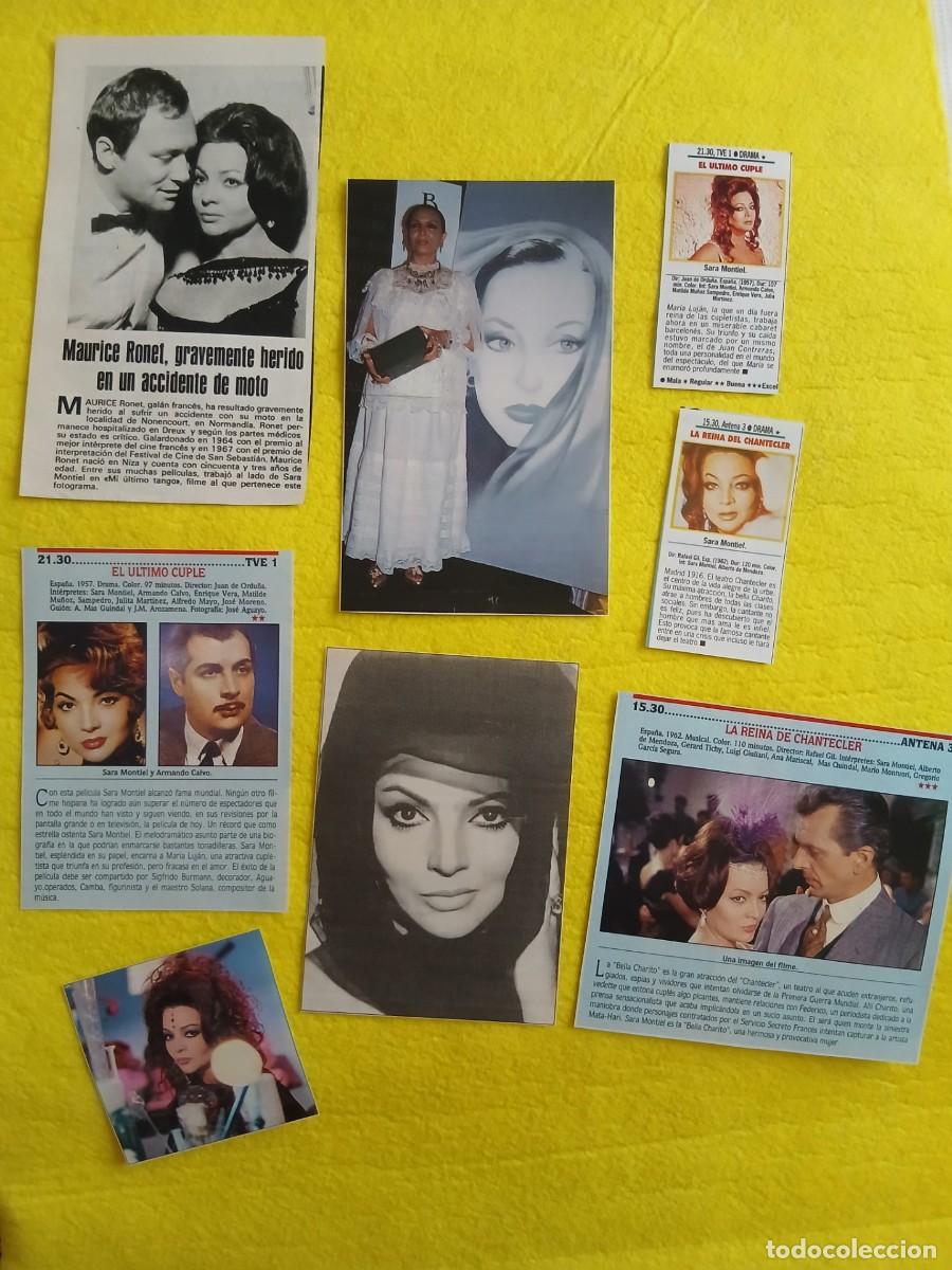 Sammeln von Zeitschriften und Zeitungen: SARA MONTIEL. FOTOS RECORTES DE REVISTAS