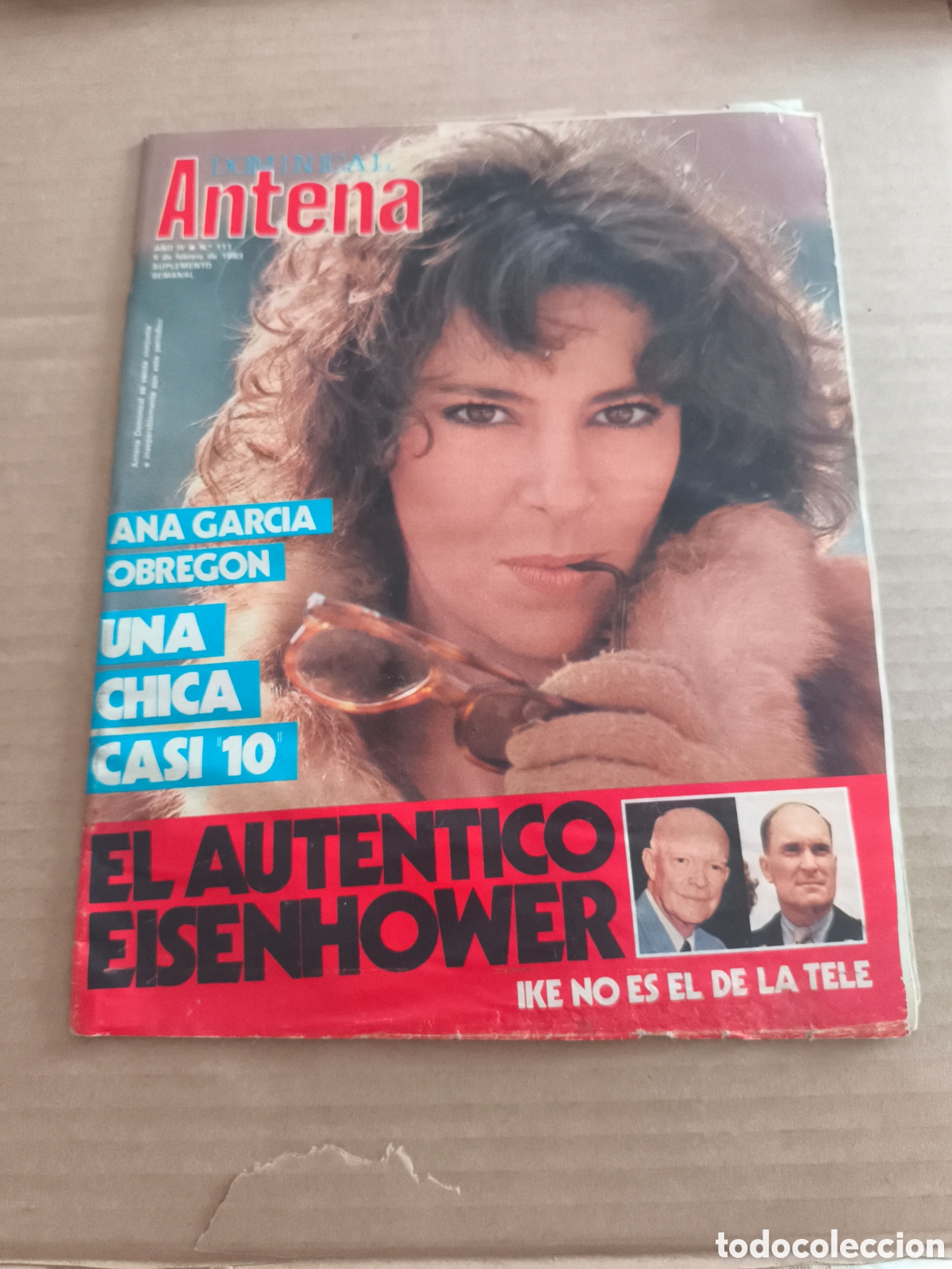 Coleccionismo de revistas y peri&oacute;dicos: DOMINICAL ANTENA N&deg;111 1983 ANA OBREGON NASA MATANZA DEL CERDO VOLKSWAGEN