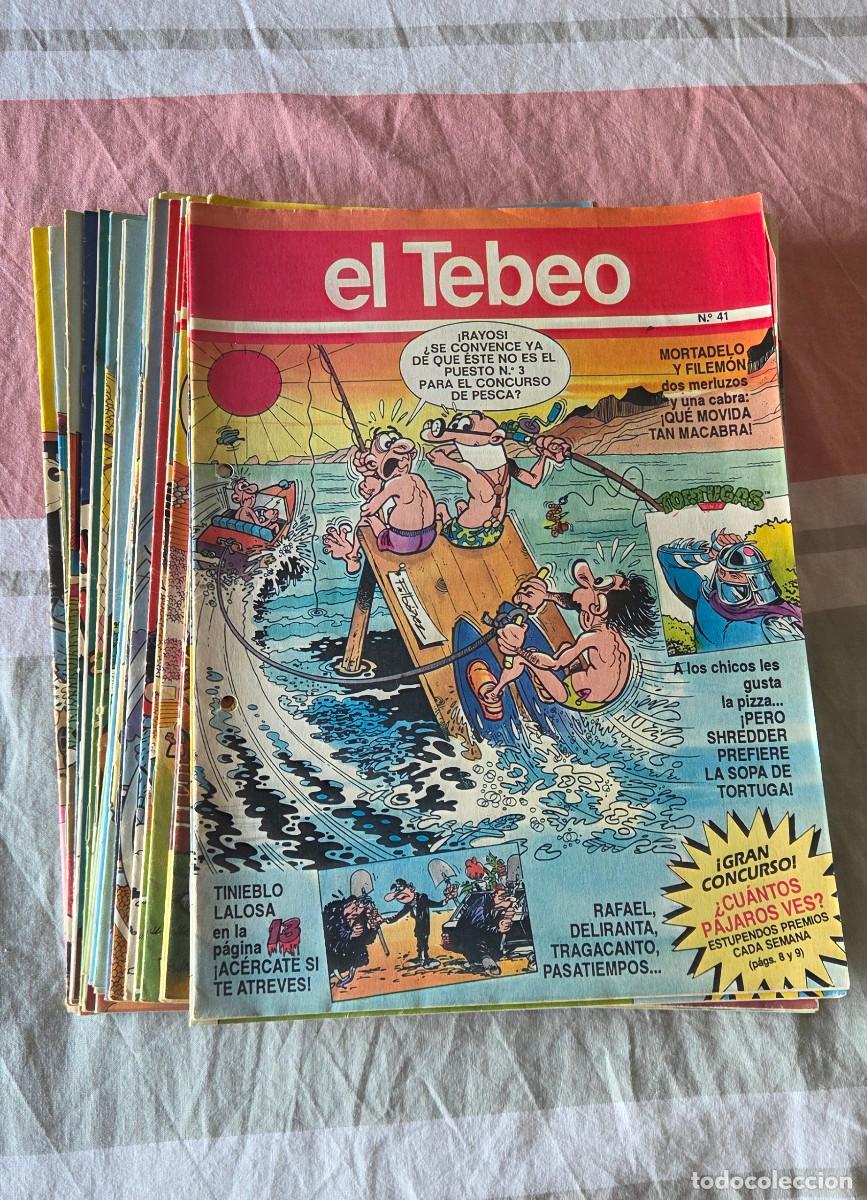 Coleccionismo de revistas y peri&oacute;dicos: LOTE EL TEBEO &ndash; SUPLEMENTO DE EL PERI&Oacute;DICO &ndash; 23 EJEMPLARES &ndash; A&Ntilde;OS 90