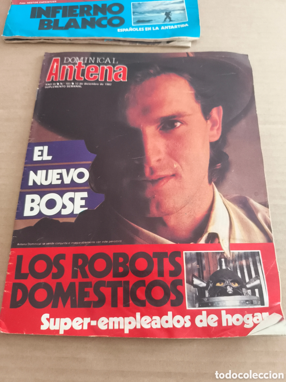 Coleccionismo de revistas y peri&oacute;dicos: DOMINICAL ANTENA N&deg;103 CUMPLEA&Ntilde;OS MORTAL MELISSA SUE ANDERSON MIGUEL BOSE ROBOTS DOMESTICOS NIKOLAI