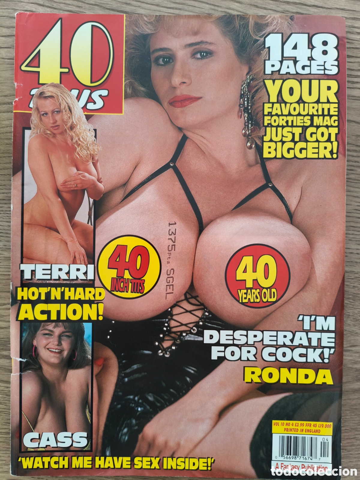 Coleccionismo de revistas y peri&oacute;dicos: 40 PLUS N&ordm; 4 VOL.10 VINTAGE ADULT SEX MAGAZINE MILFS BIG ONES MEGA BOOBS JUGGS 2000