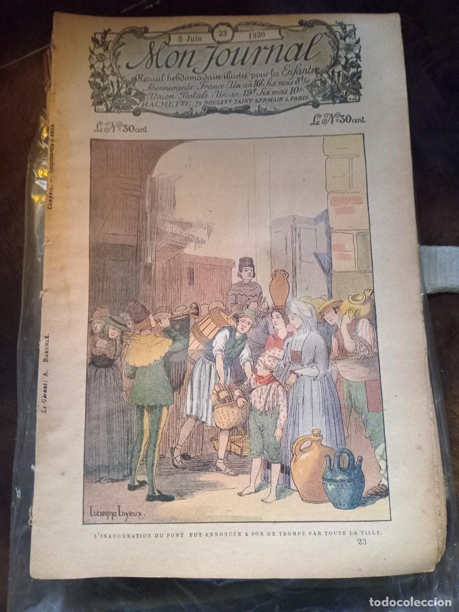 Coleccionismo de revistas y peri&oacute;dicos: MON JOURNAL - 21 EJEMPLARES - - Foto 2