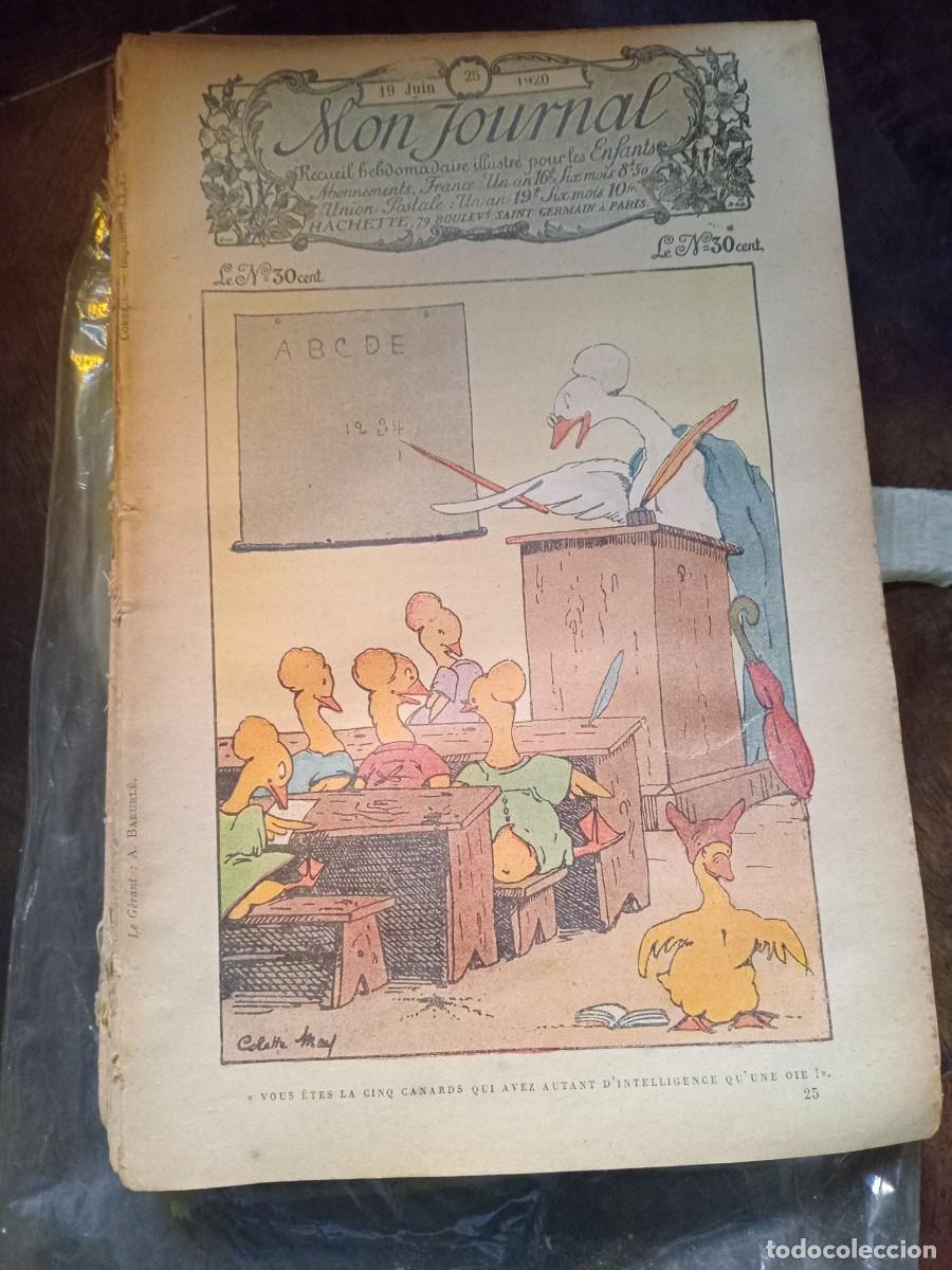 Coleccionismo de revistas y peri&oacute;dicos: MON JOURNAL - 21 EJEMPLARES - - Foto 4