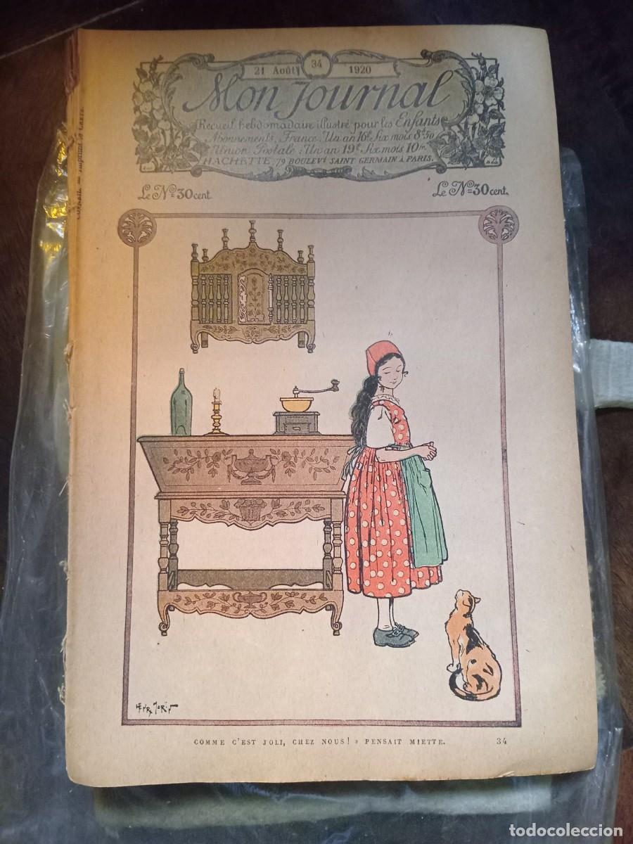 Coleccionismo de revistas y peri&oacute;dicos: MON JOURNAL - 21 EJEMPLARES - - Foto 13