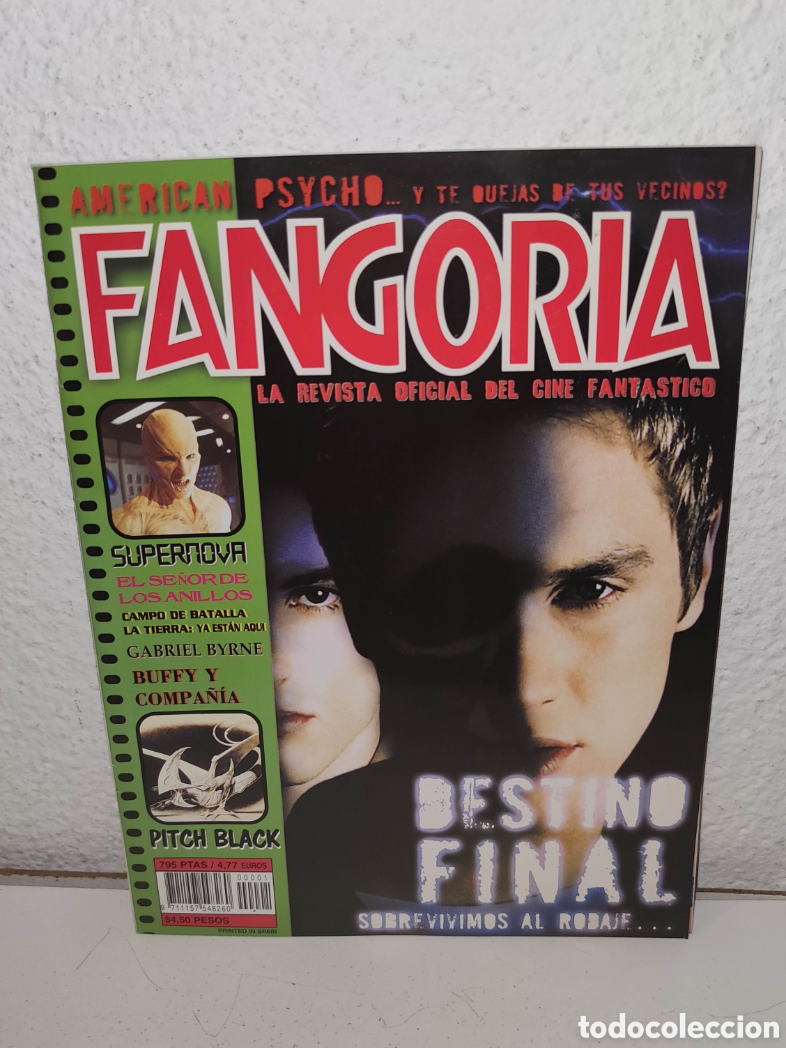 Coleccionismo de revistas y peri&oacute;dicos: Revista - Fangoria 1 - Zinco - Destino final, Supernova, Buffy, El se&ntilde;or de los anillos..