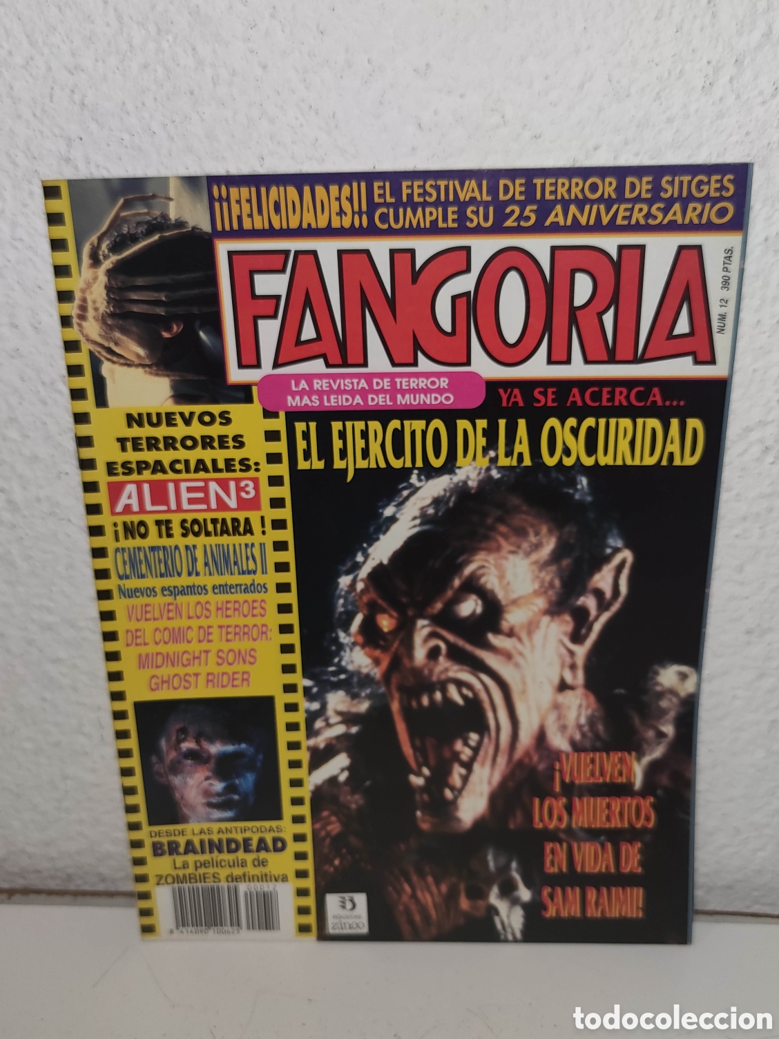 Sammeln von Zeitschriften und Zeitungen: Revista - Fangoria 12 - Zinco - El ejercito de la oscuridad, alien 3, Braindead, Cementerio animales