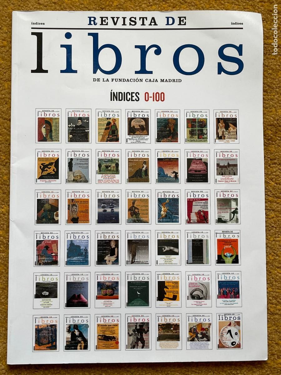 Coleccionismo de revistas y peri&oacute;dicos: REVISTA DE LIBROS- 2005 * &Iacute;NDICES 0-100 *