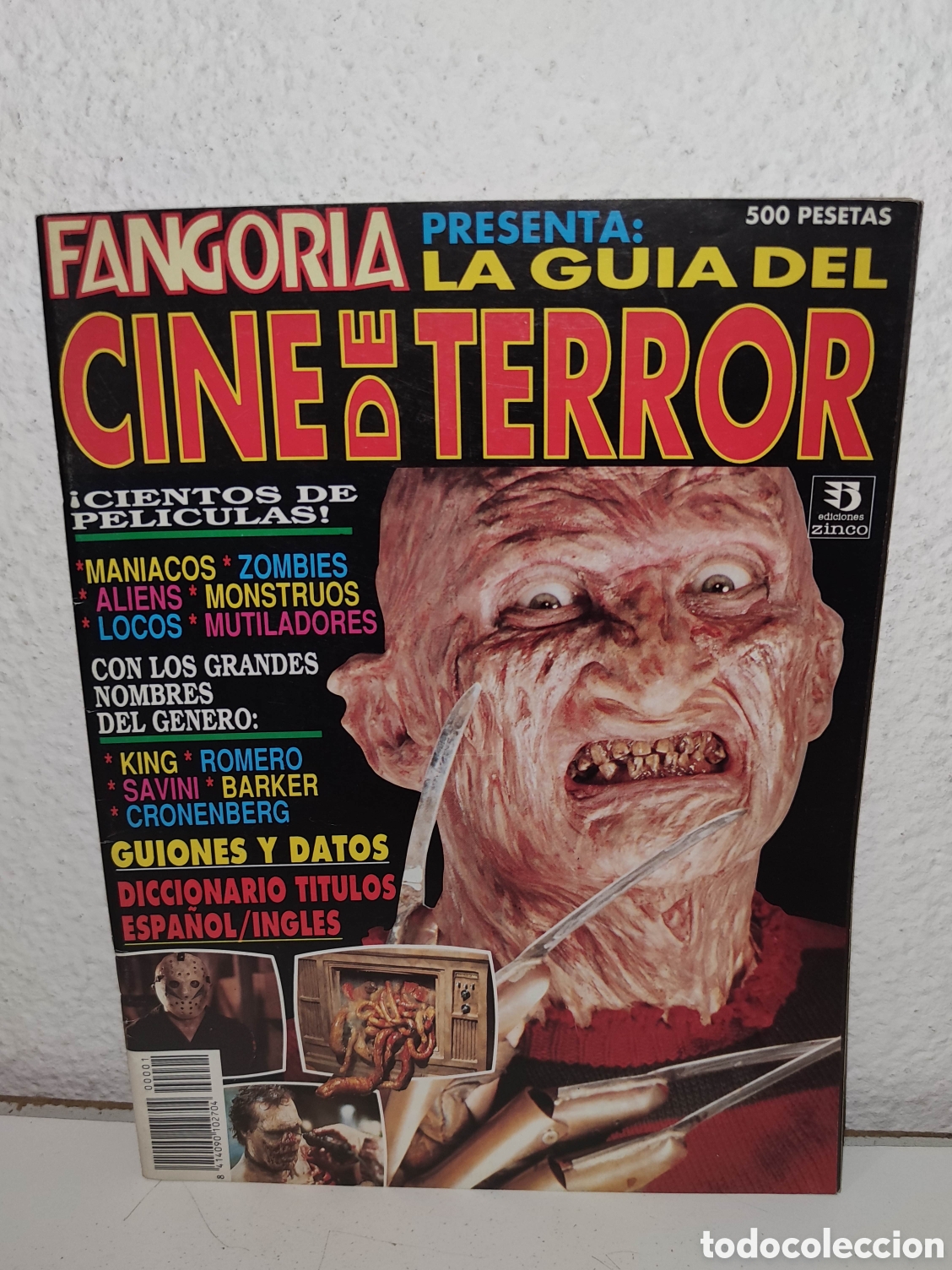 Colecionismo de Revistas e Jornais: Revista - Fangoria - La guia del cine de terror - Cientos de peliculas, guiones, datos...
