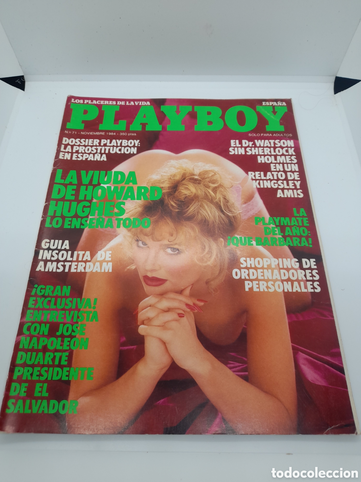 Coleccionismo de revistas y peri&oacute;dicos: REVISTA PLAYBOY. NUM. 71 . NOVIEMBRE 1984.