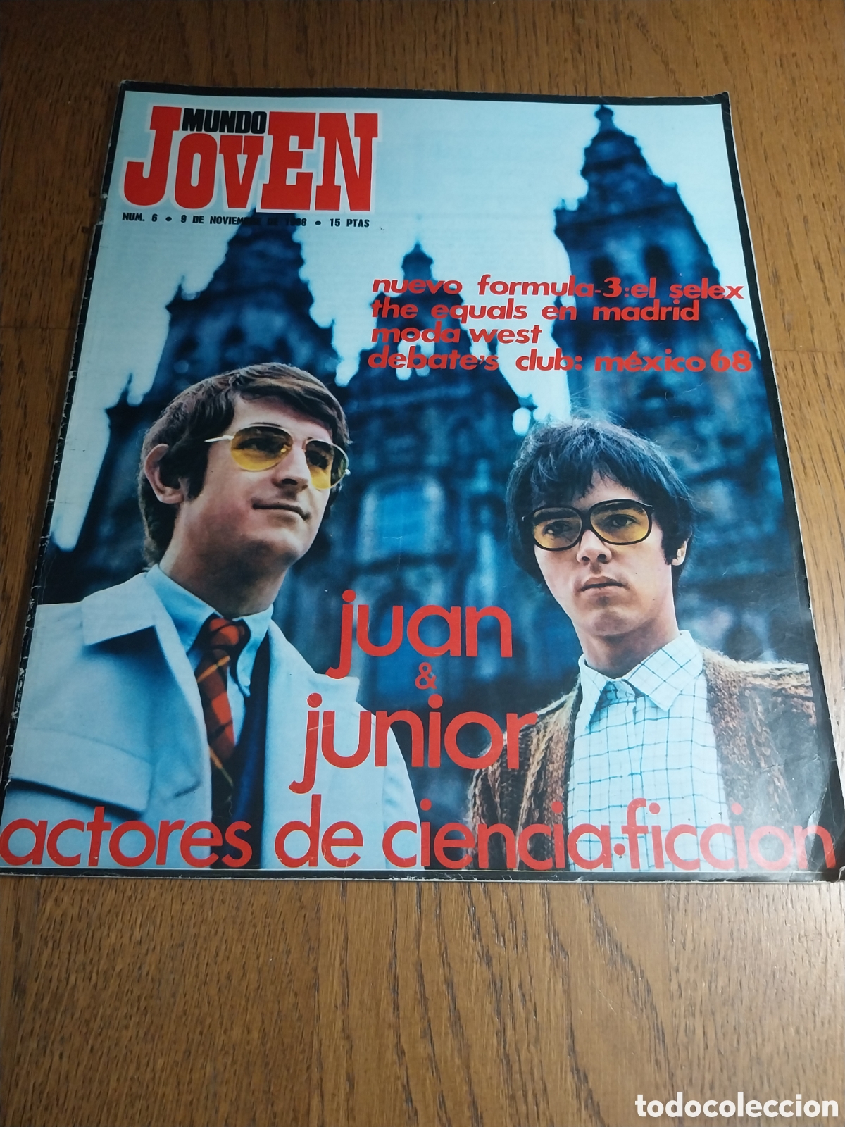 Coleccionismo de revistas y peri&oacute;dicos: MUNDO JOVEN N&deg; 6 JUAN Y JUNIOR. WILSON PICKET. ISMAEL Y DALI .
