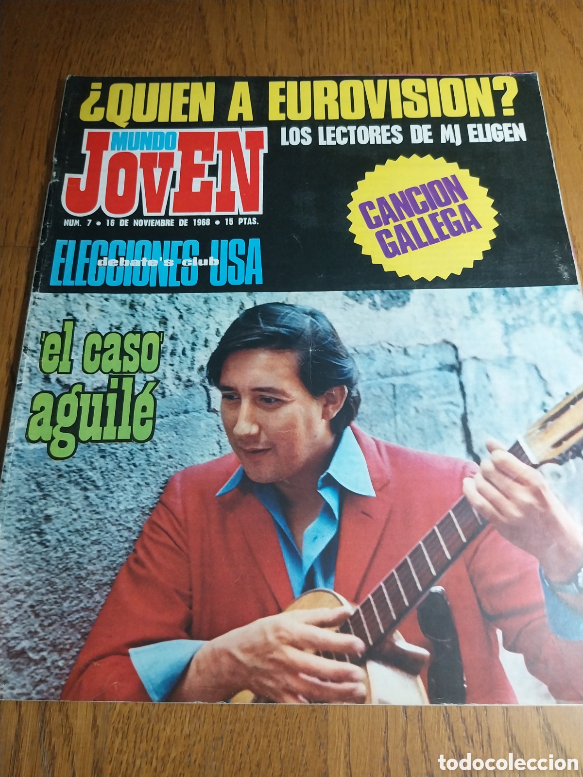 Coleccionismo de revistas y peri&oacute;dicos: MUNDO JOVEN N&deg; 7 EL CASO AGUILE . LOS EQUALS