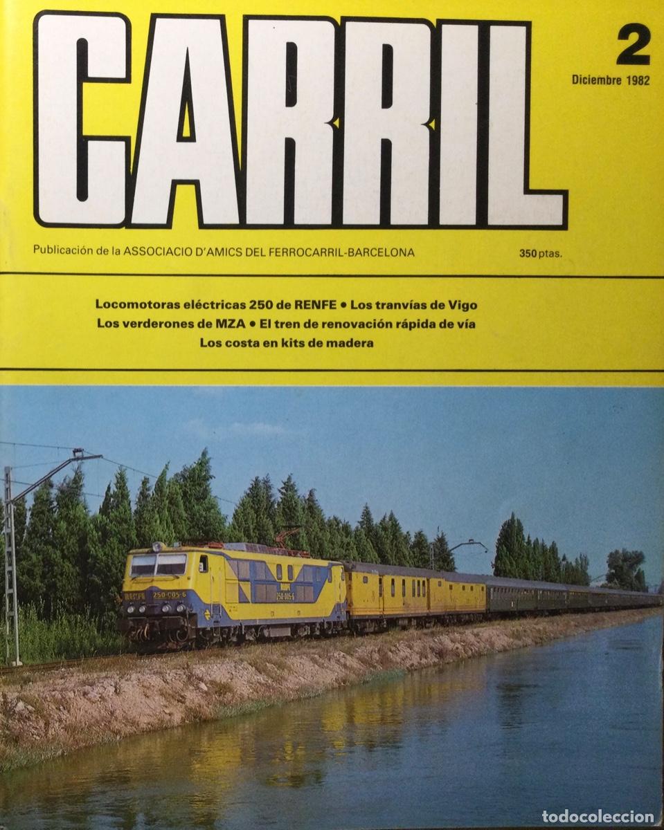 Coleccionismo de revistas y peri&oacute;dicos: REVISTA CARRIL N&Uacute;MERO 2 Diciembre 1982