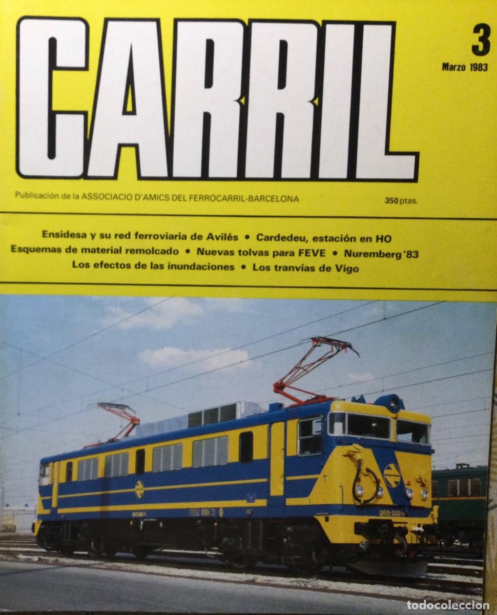 Coleccionismo de revistas y peri&oacute;dicos: REVISTA CARRIL N&Uacute;MEERO 3 Marzo 1983