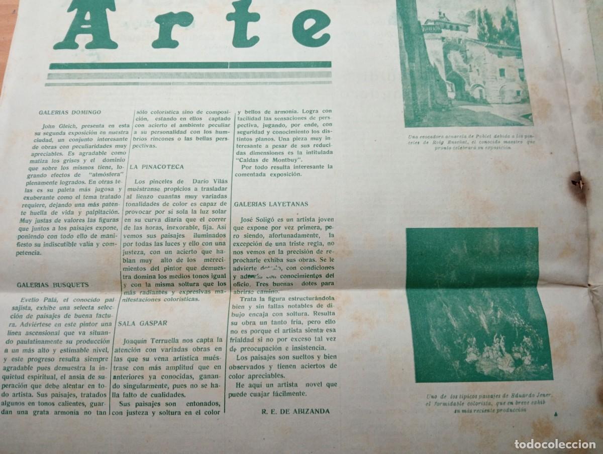 Coleccionismo de revistas y peri&oacute;dicos: PERIODICO EL NACIONAL A&Ntilde;O 1942 DARIO VILAS JOHN GLEICH EVELIO PALA JOAQUIM TERRUELLA JOSE SOLIGO