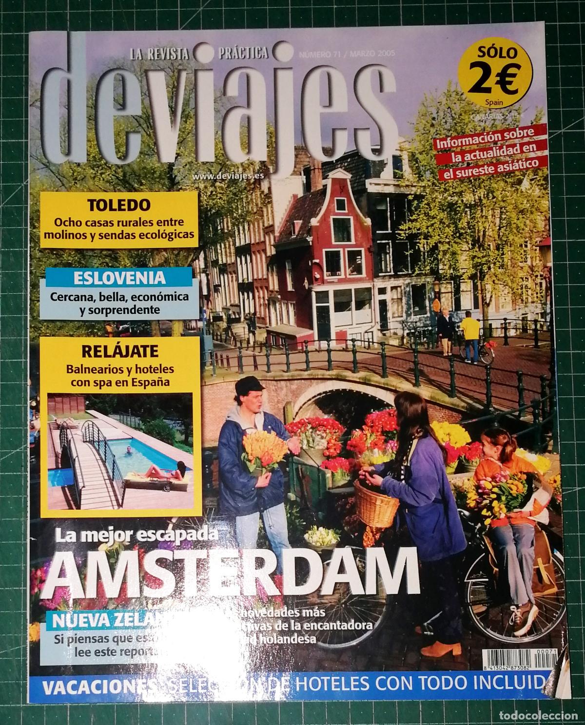 Colecionismo de Revistas e Jornais: DEVIAJES [DE VIAJES] : LA REVISTA PR&Aacute;CTICA. N&ordm; 71. MARZO 2005. - Hachette Filipacchi