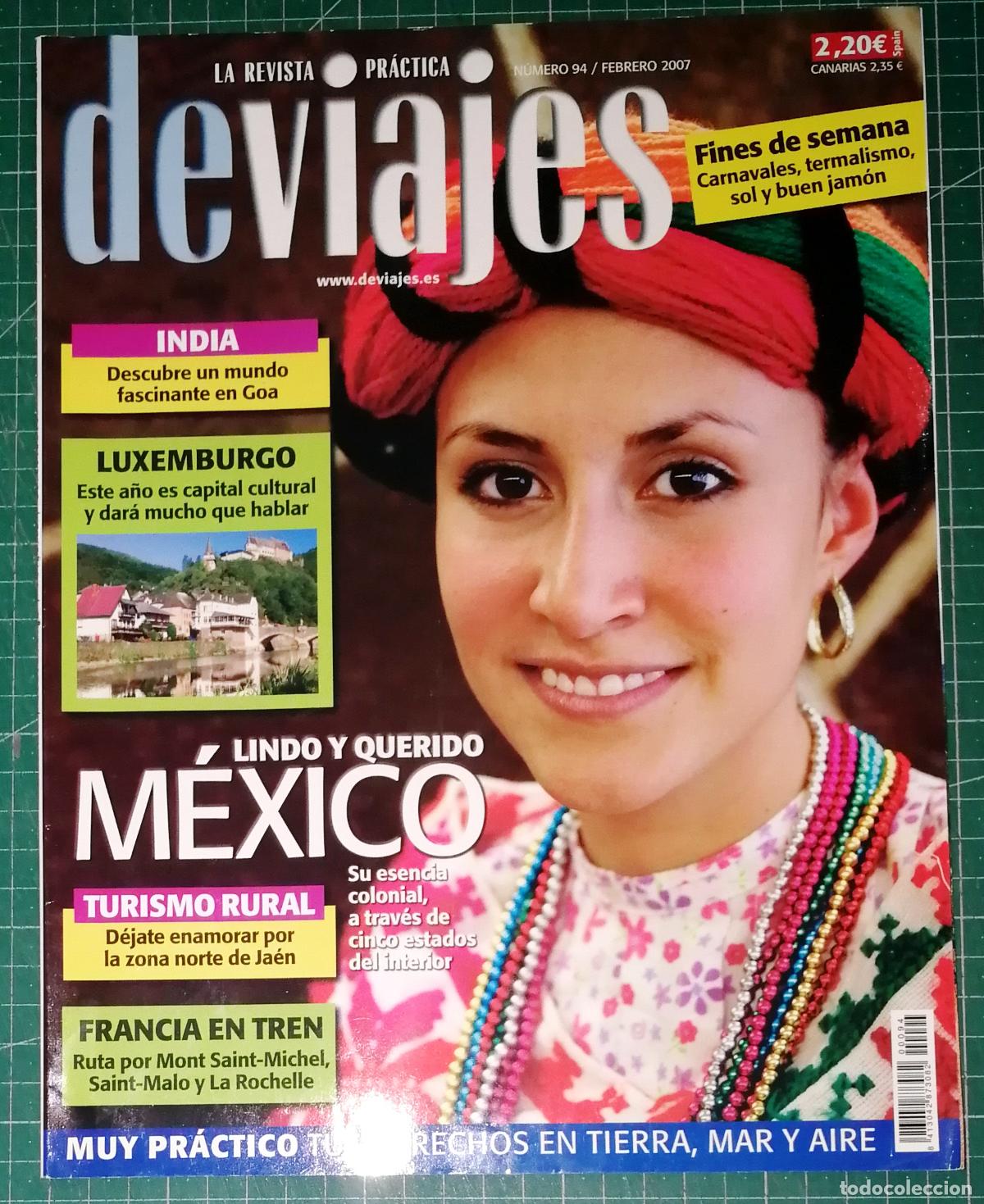 Coleccionismo de revistas y peri&oacute;dicos: DEVIAJES [DE VIAJES] : LA REVISTA PR&Aacute;CTICA. N&ordm; 94. FEBRERO 2007. - Hachette Filipacchi