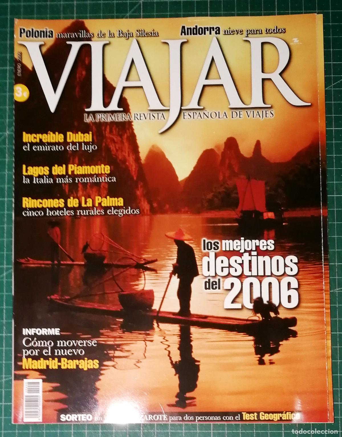 Coleccionismo de revistas y peri&oacute;dicos: VIAJAR : LA PRIMERA REVISTA ESPA&Ntilde;OLA DE VIAJES. ENERO 2006. N&ordm; 246. - Grupo Zeta