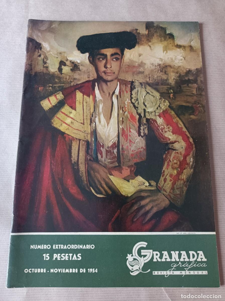 Coleccionismo de revistas y peri&oacute;dicos: REVISTA MENSUAL GRANADA GR&Aacute;FICA 1954