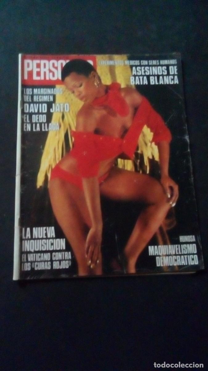 Coleccionismo de revistas y peri&oacute;dicos: PERSONAS 124-1976-EL SAHARA-HUNOSA-SILVIA MONTI-LA FALANGE-EL VATICANO-CARLOS SAURA-SARA MONTIEL