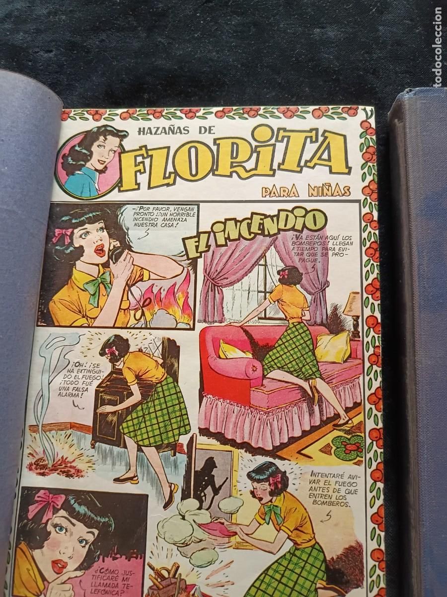 Coleccionismo de revistas y peri&oacute;dicos: Colecci&oacute;n de 60 n&uacute;meros de la revista Haza&ntilde;as de Florita para ni&ntilde;as Ediciones Cl&iacute;per Barcelona 1950