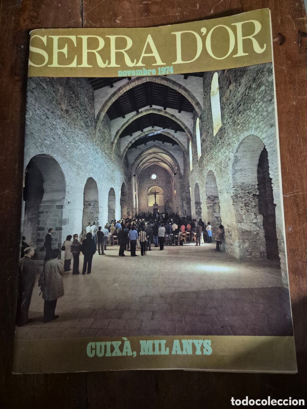 Coleccionismo de revistas y peri&oacute;dicos: SERRA D'OR NOVEMBRE 1974 MONESTIR DE CUIXA