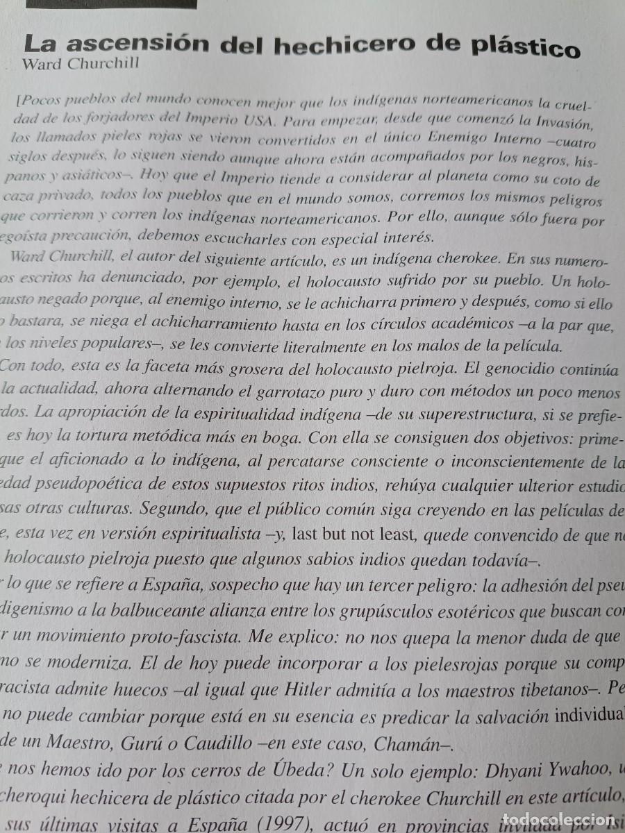 Coleccionismo de revistas y peri&oacute;dicos: SUN BEAR Y OTROS FALSOS CHAMANES INDIOS NORTEAMERICANOS. 8 P&Aacute;GS. DE REVISTA VIENTO SUR 1999