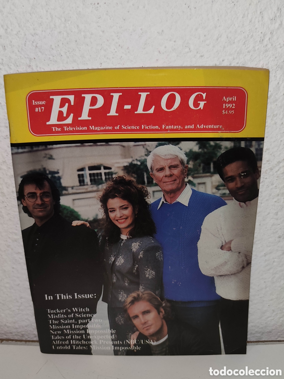 Coleccionismo de revistas y peri&oacute;dicos: Revista - Epi-Log Magazine Issue # 17 - The Saint, Mission imposible, Alfred Hitchcok presents