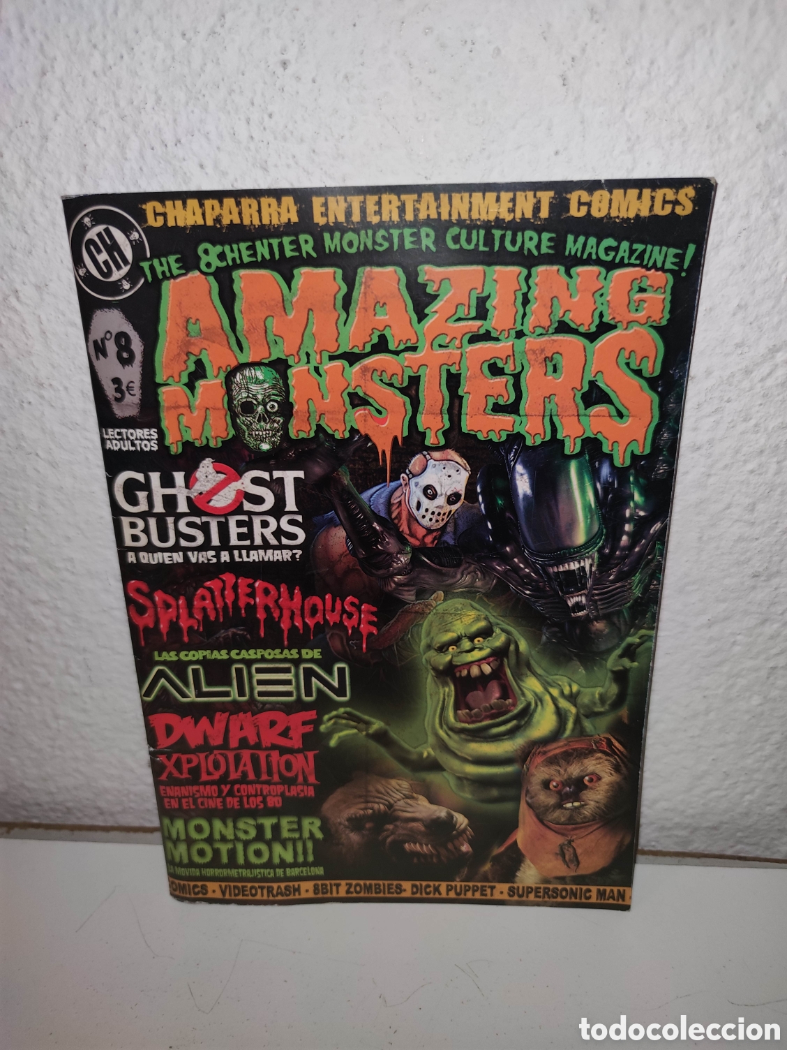 Coleccionismo de revistas y peri&oacute;dicos: REVISTA - AMAZING MONSTERS 8 - CHAPARRA ENTERTAINMENT COMICS - THE OCHENTER MONSTER MAGAZINE