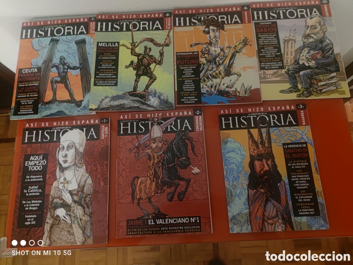 Coleccionismo de revistas y peri&oacute;dicos: Lote de 7 Revistas &rdquo;As&iacute; se hizo Espa&ntilde;a&rdquo;,(La Aventura de la Historia)