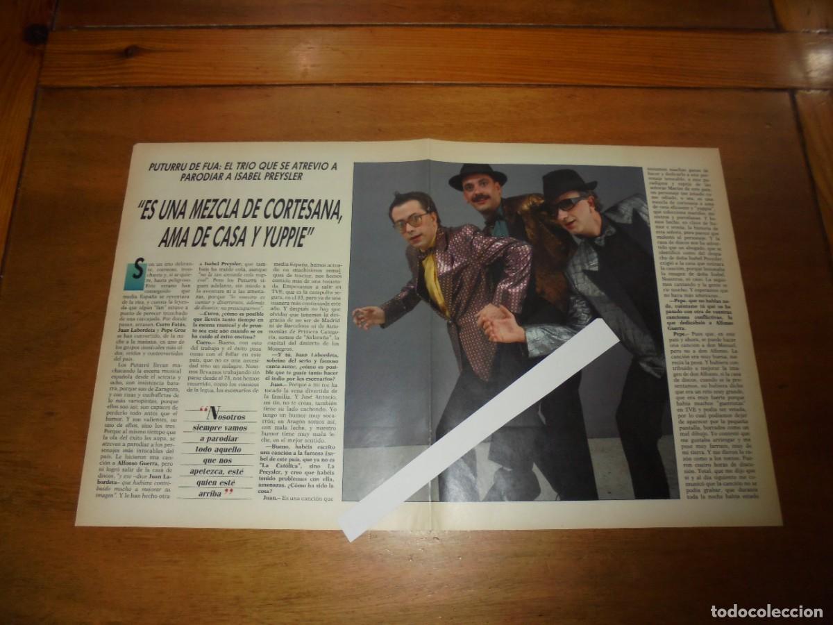 Coleccionismo de revistas y peri&oacute;dicos: CLIPPING 1987: PUTURR&Uacute; DE FUA.