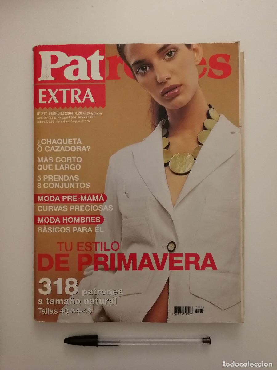 Coleccionismo de revistas y peri&oacute;dicos: REVISTA - PATRONES EXTRA - NUMERO 217 - INCLUYE SUPLEMENTOS - MODA COSTURA