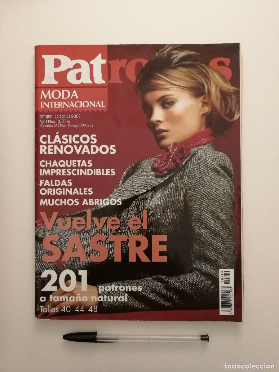 Coleccionismo de revistas y peri&oacute;dicos: REVISTA - PATRONES EXTRA - NUMERO 189 - INCLUYE SUPLEMENTOS - MODA COSTURA