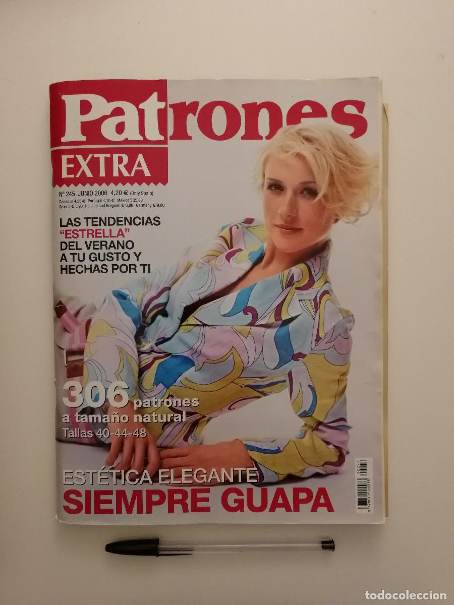 Coleccionismo de revistas y peri&oacute;dicos: REVISTA - PATRONES EXTRA - NUMERO 245 - INCLUYE SUPLEMENTOS - MODA COSTURA
