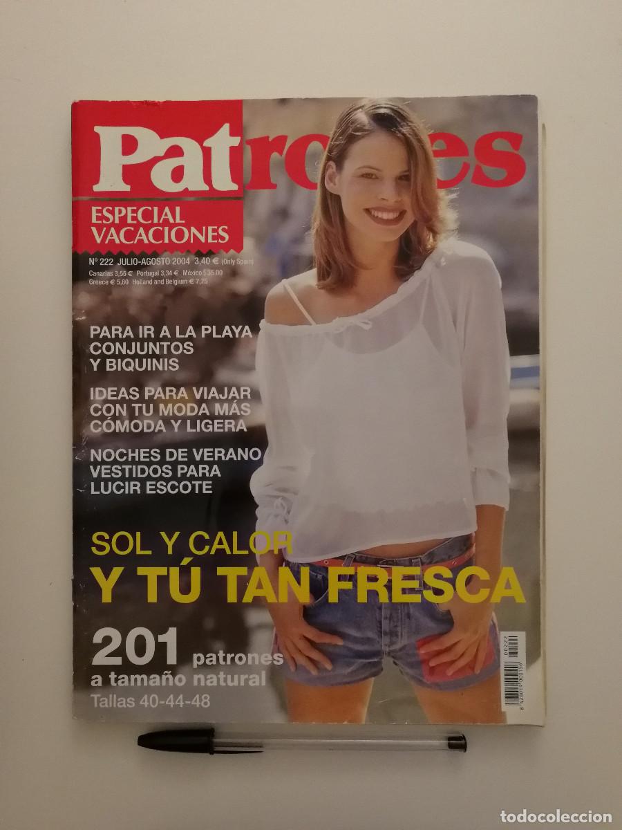 Coleccionismo de revistas y peri&oacute;dicos: REVISTA - PATRONES EXTRA - NUMERO 222 - INCLUYE SUPLEMENTOS - MODA COSTURA