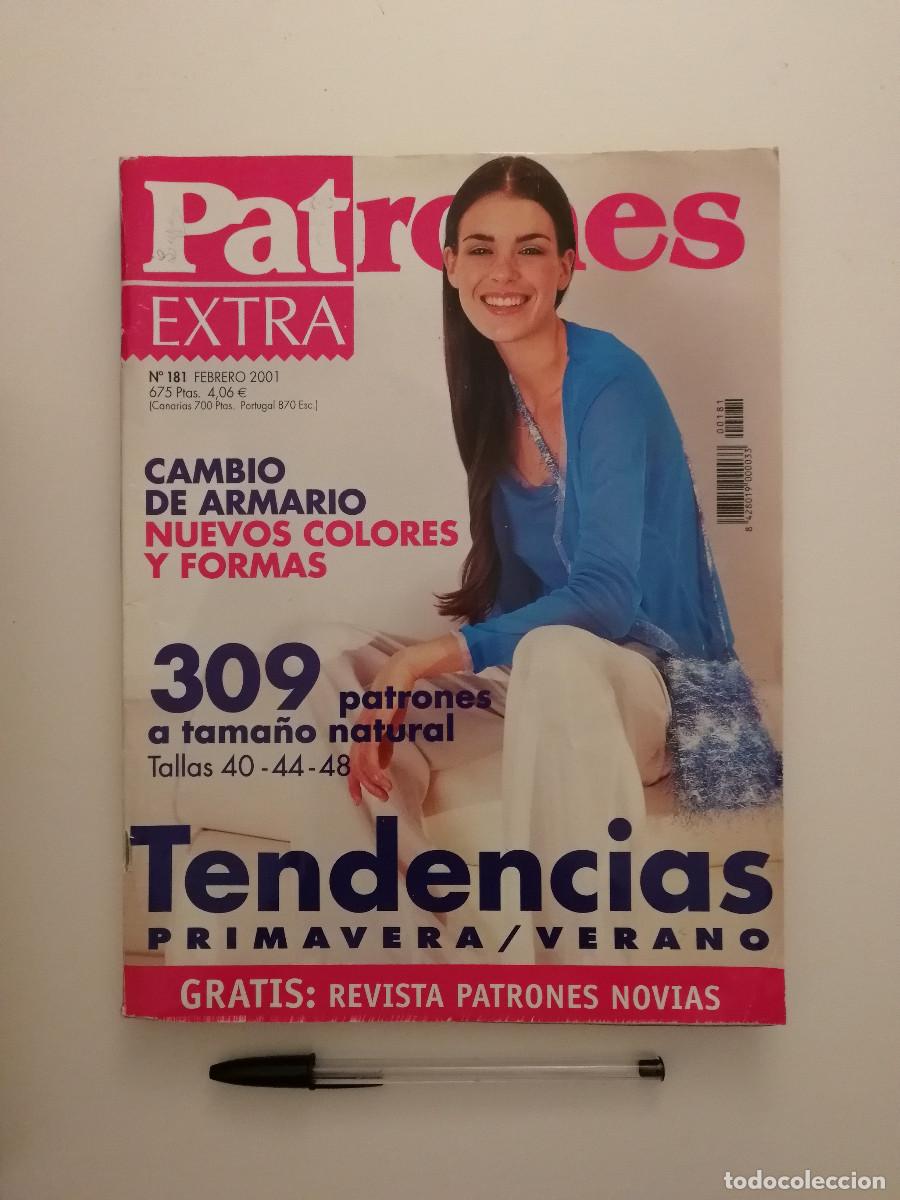 Coleccionismo de revistas y peri&oacute;dicos: REVISTA - PATRONES EXTRA - NUMERO 181 - INCLUYE SUPLEMENTOS - MODA COSTURA