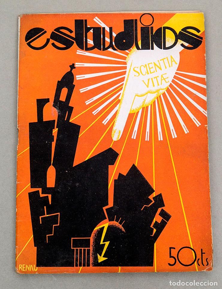 Coleccionismo de revistas y peri&oacute;dicos: ESTUDIOS - GENERACIN CONSCIENTE - REVISTA - 1931 - N&ordm; 100 - PORTADA DE RENAU