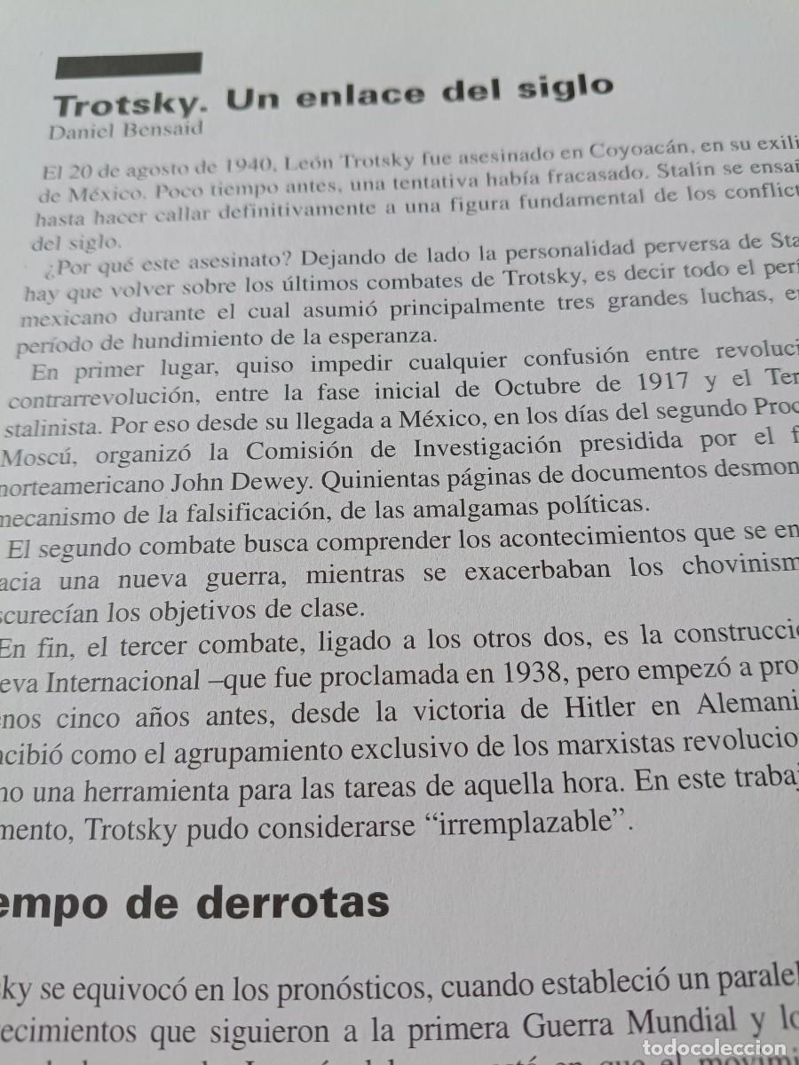 Coleccionismo de revistas y peri&oacute;dicos: TROTSKI, ACIERTOS Y ERRORES. ARTICULO 3 P&Aacute;GS. DE REVISTA VIENTO SUR 2000