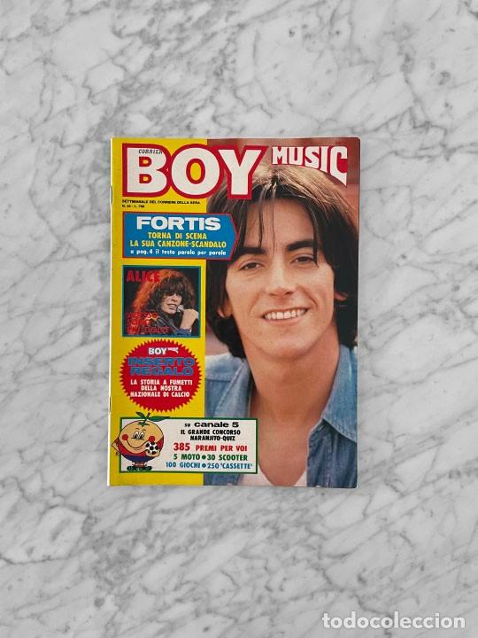 Coleccionismo de revistas y peri&oacute;dicos: BOY MUSIC - 1982 - ALBERTO FORTIS, CHRIS DE BURGH, FOREIGNER, RON, DIK DIK, ALICE, CLASSIX NOUVEAUX