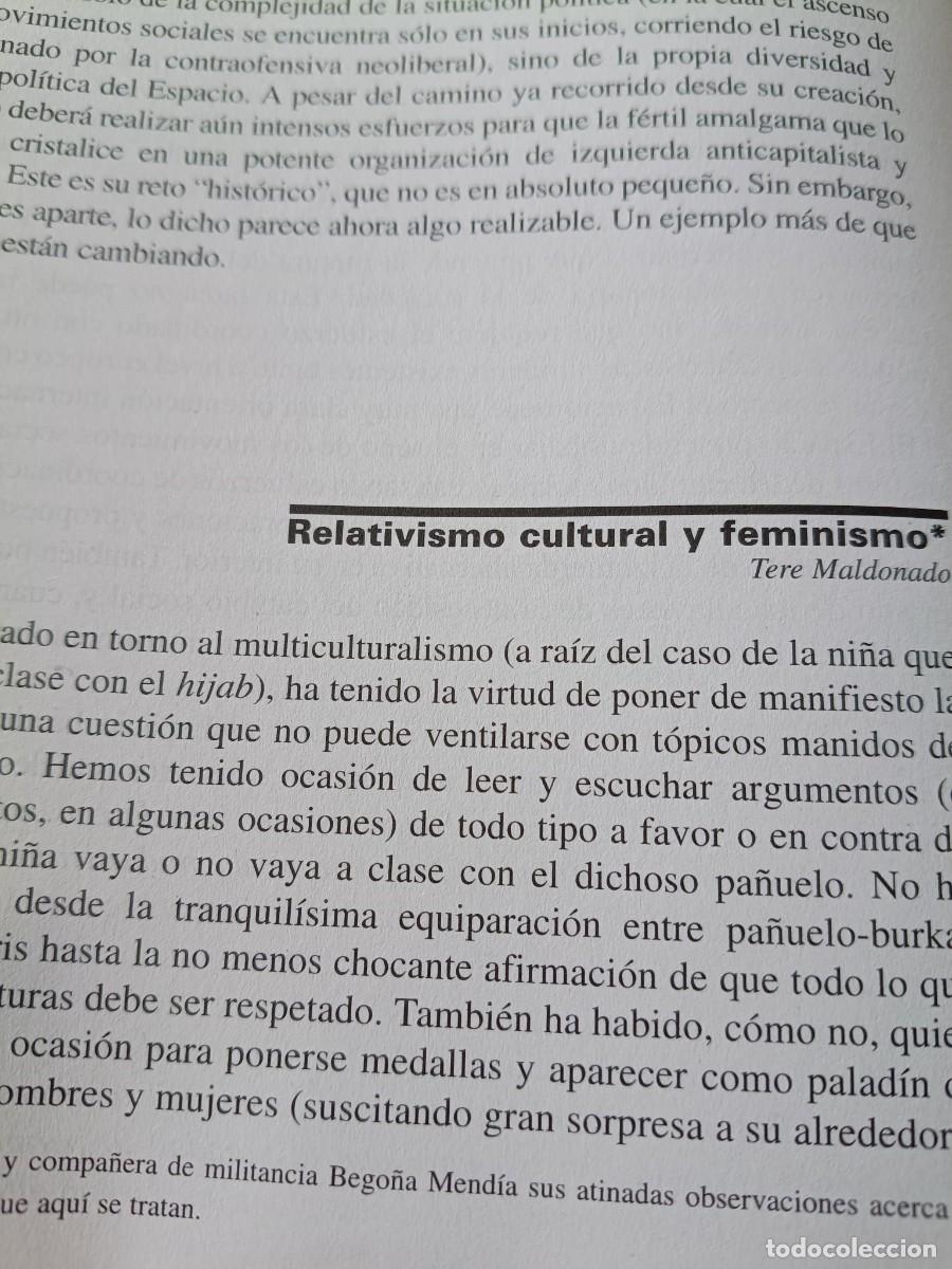 Collectionnisme de Revues et Journaux: FEMINISMO Y RELATIVISMO CULTURAL. 7 P&Aacute;GS. DE REVISTA VIENTO SUR 2001